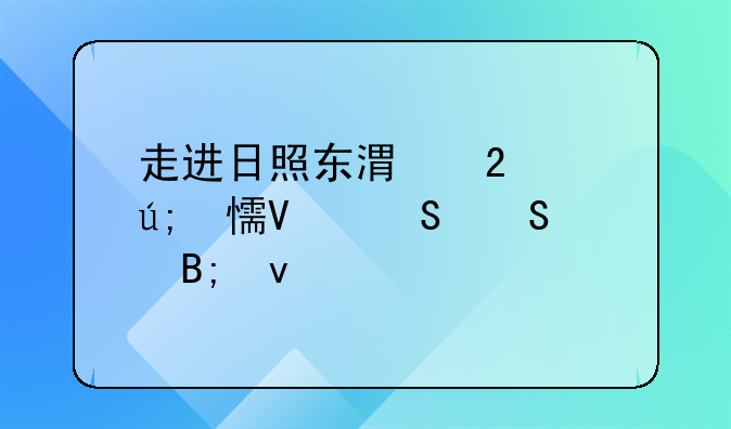 走进日照东港区大美乡镇——后村
